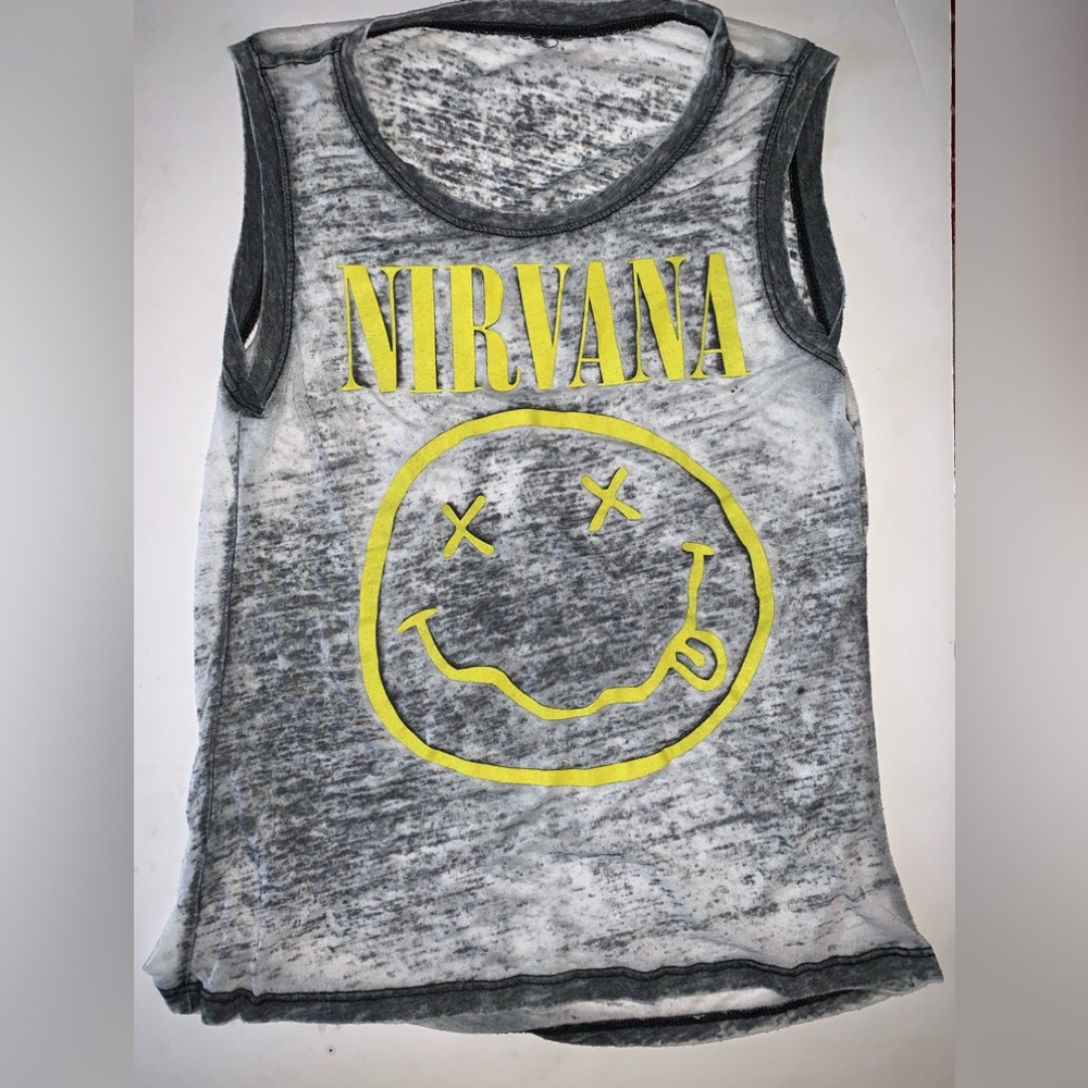 Sheer band tank top